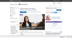 Desktop Screenshot of depressionconnect.com